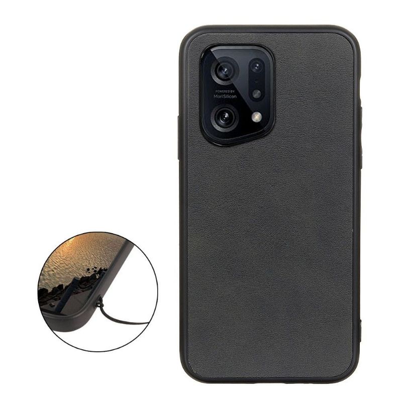 Kryt Na Oppo Find X5 Vintage Umělý Kožený Jazz