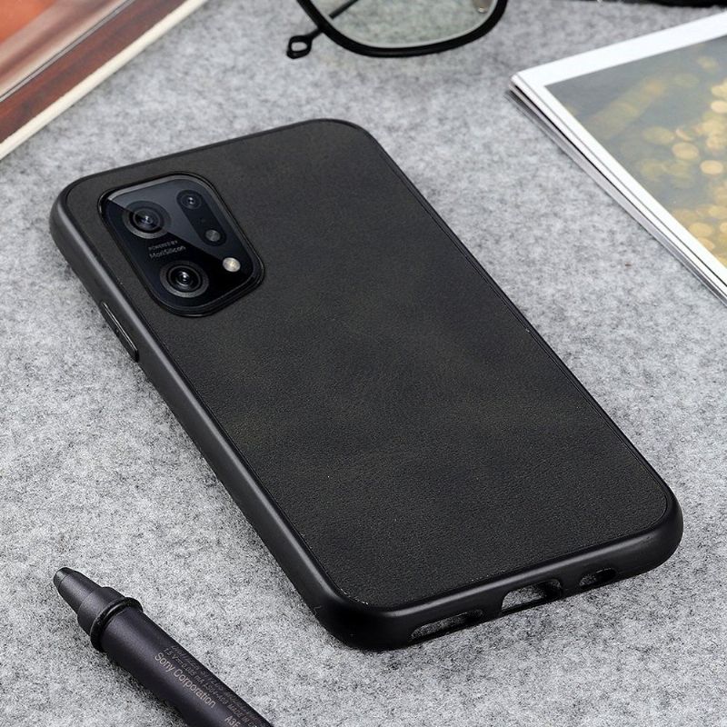 Kryt Na Oppo Find X5 Vintage Umělý Kožený Jazz