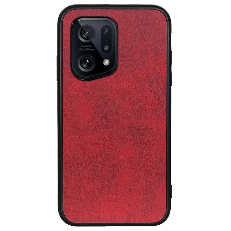 Kryt Na Oppo Find X5 Vintage Umělý Kožený Jazz