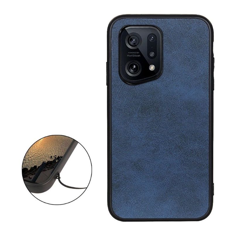 Kryt Na Oppo Find X5 Vintage Umělý Kožený Jazz