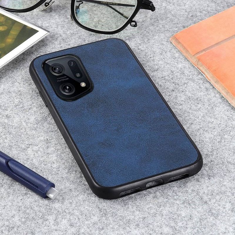 Kryt Na Oppo Find X5 Vintage Umělý Kožený Jazz