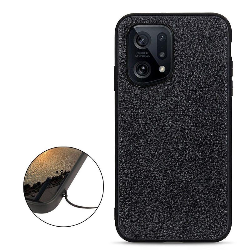 Kryt Na Oppo Find X5 Zrnitá Kůže
