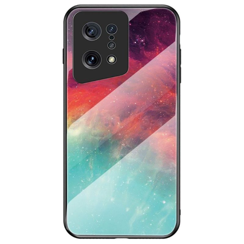 Kryty Na Mobil Na Oppo Find X5 Mlhovina Skleněná Zadní Strana