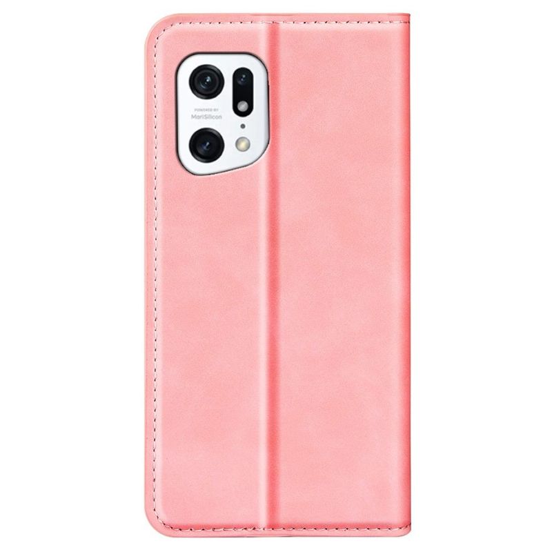 Pouzdra Na Oppo Find X5 Funkce Stojanu Z Umělé Kůže