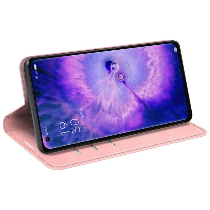 Pouzdra Na Oppo Find X5 Funkce Stojanu Z Umělé Kůže