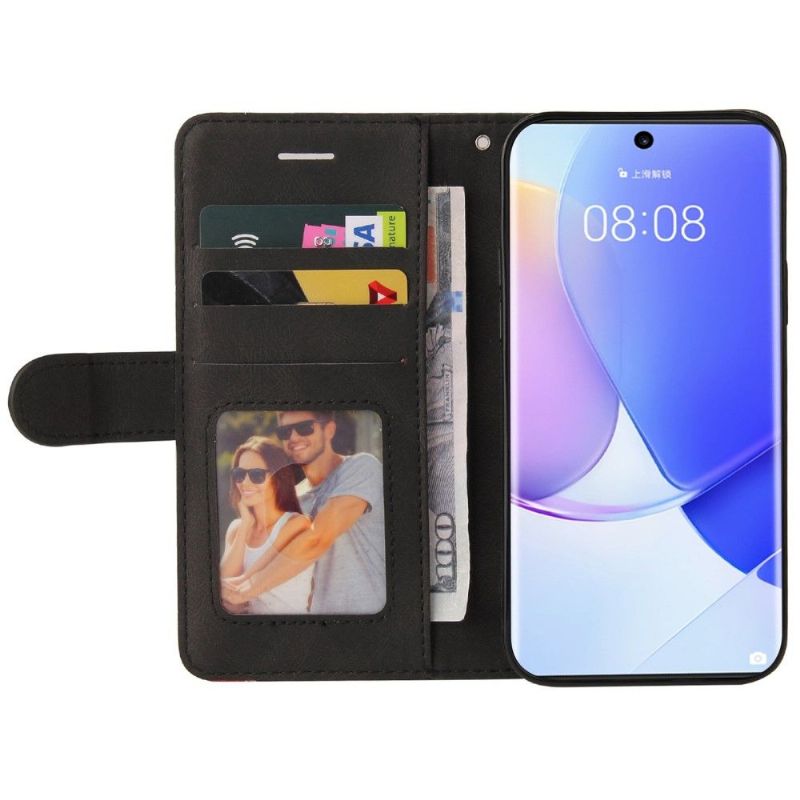 Flipové Pouzdro Na Honor 50 / Huawei Nova 9 Dvoubarevné Umělecké