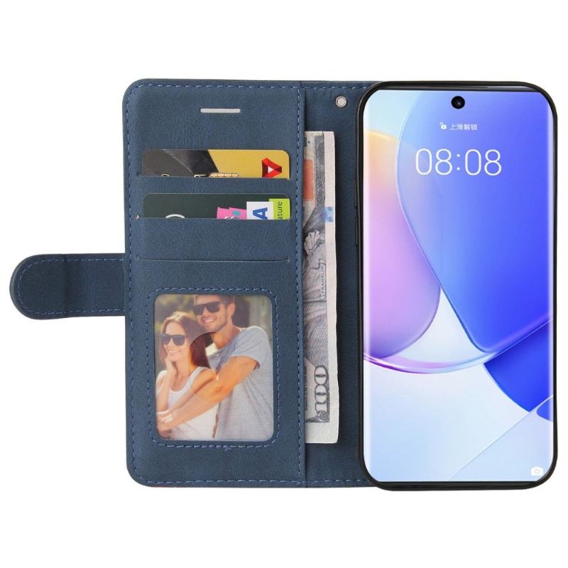 Flipové Pouzdro Na Honor 50 / Huawei Nova 9 Dvoubarevné Umělecké
