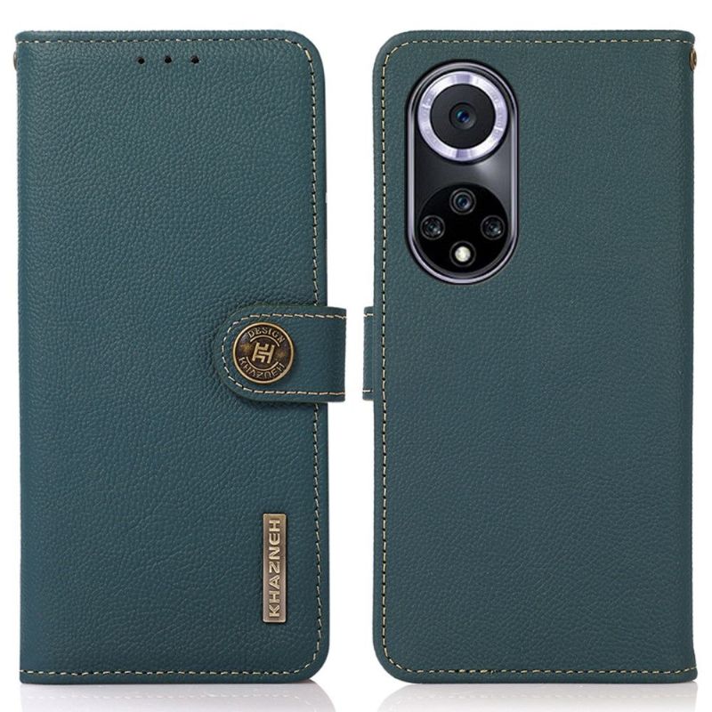 Flipové Pouzdro Na Honor 50 / Huawei Nova 9 Klasická Kůže Khazneh