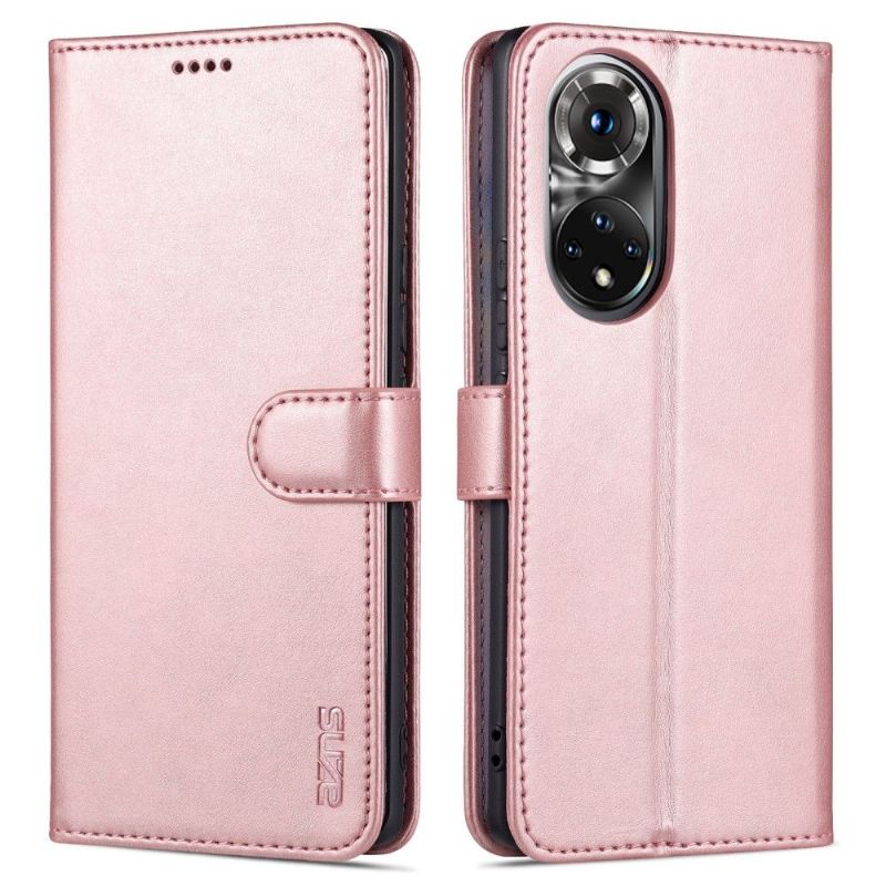 Kožené Pouzdro Folio Na Honor 50 / Huawei Nova 9 Flipové Pouzdro Držák Karty Azns