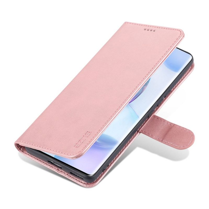 Kožené Pouzdro Folio Na Honor 50 / Huawei Nova 9 Flipové Pouzdro Držák Karty Azns