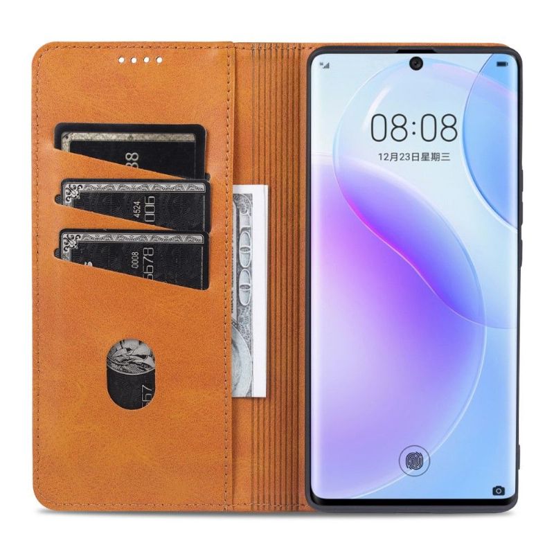 Pouzdra Na Honor 50 / Huawei Nova 9 Peněženkové Pouzdro Umělá Kůže Azns