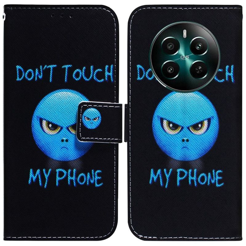 Kožený Kryt Realme 12 Plus 5g Telefon Emoji