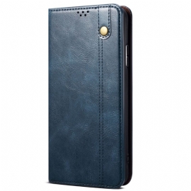 Kožené Pouzdro Folio Honor X9b / Magic 6 Lite Voskovaná Imitace Kůže