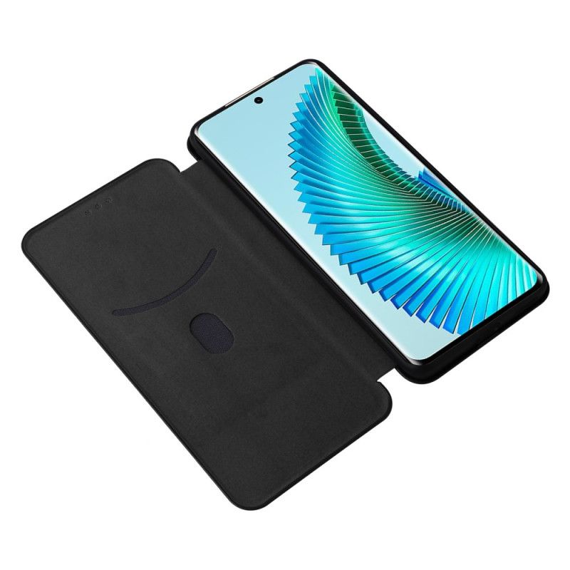 Kožené Pouzdro Honor X9b / Magic 6 Lite Kryty Na Mobil Uhlíkové Vlákno