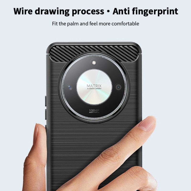 Kryt Honor X9b / Magic 6 Lite Mofi Kartáčované Uhlíkové Vlákno