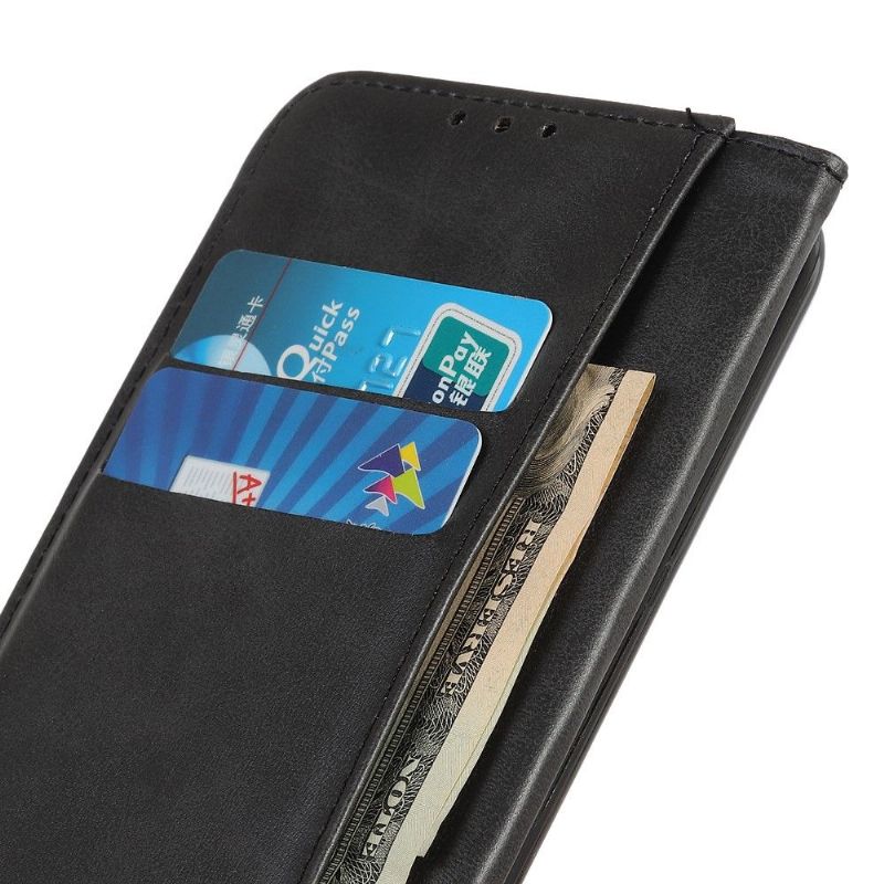 Flipové Pouzdro Na Huawei P Smart 2020 Efekt Zestárlé Kůže Simone