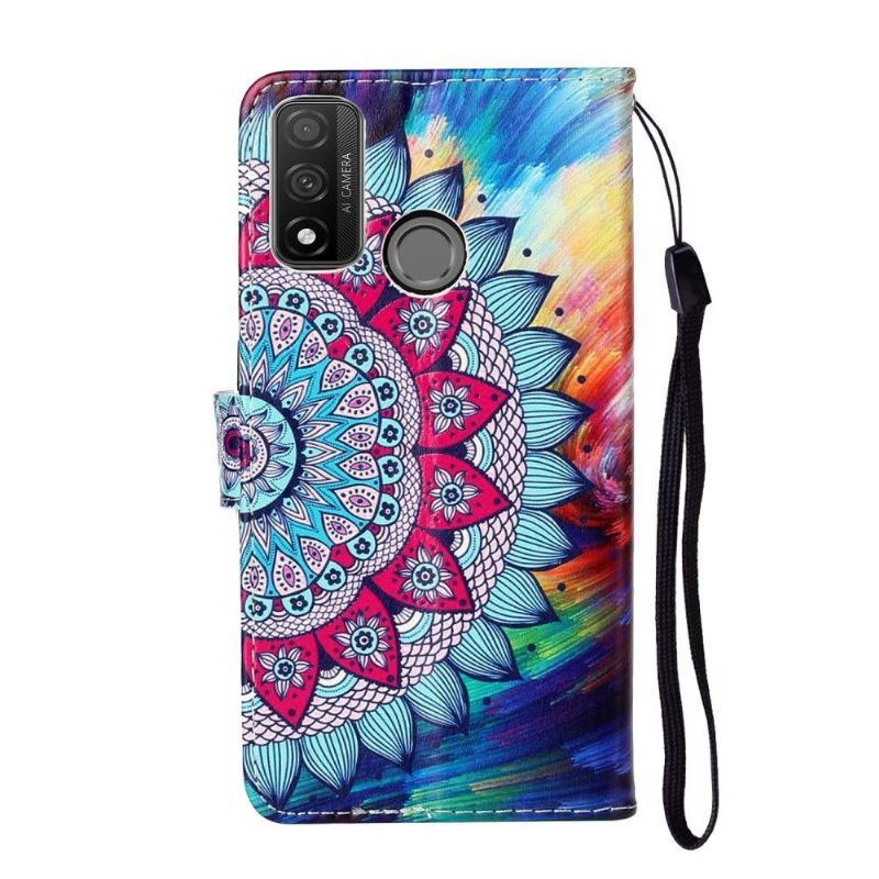 Flipové Pouzdro Na Huawei P Smart 2020 Květinová Mandala
