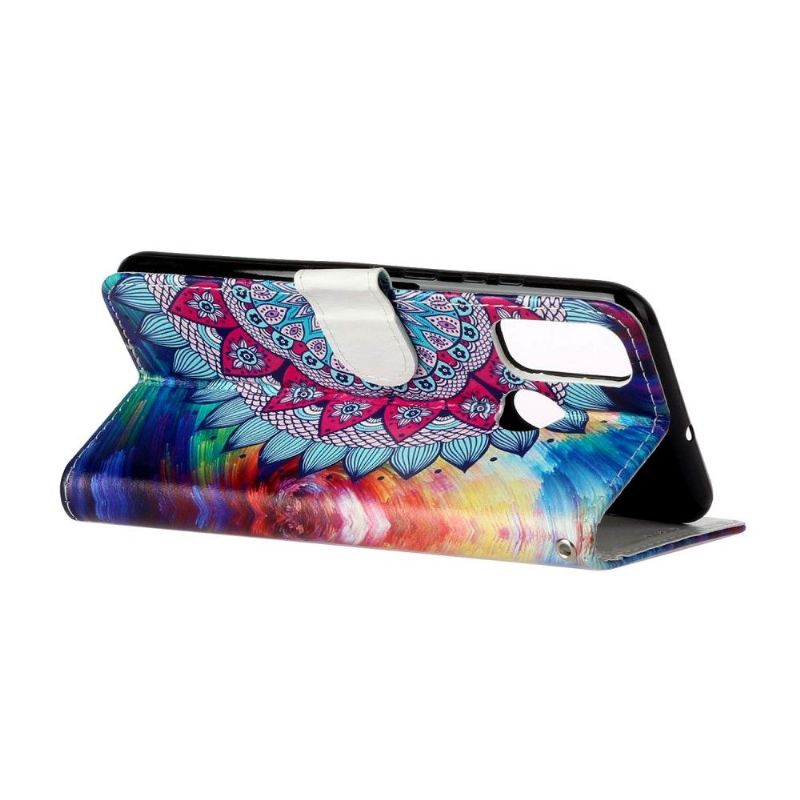 Flipové Pouzdro Na Huawei P Smart 2020 Květinová Mandala