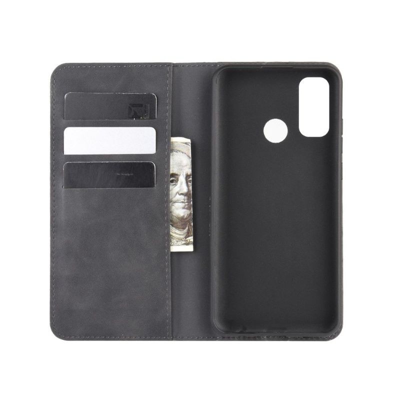 Flipové Pouzdro Na Huawei P Smart 2020 Obchodní Retro
