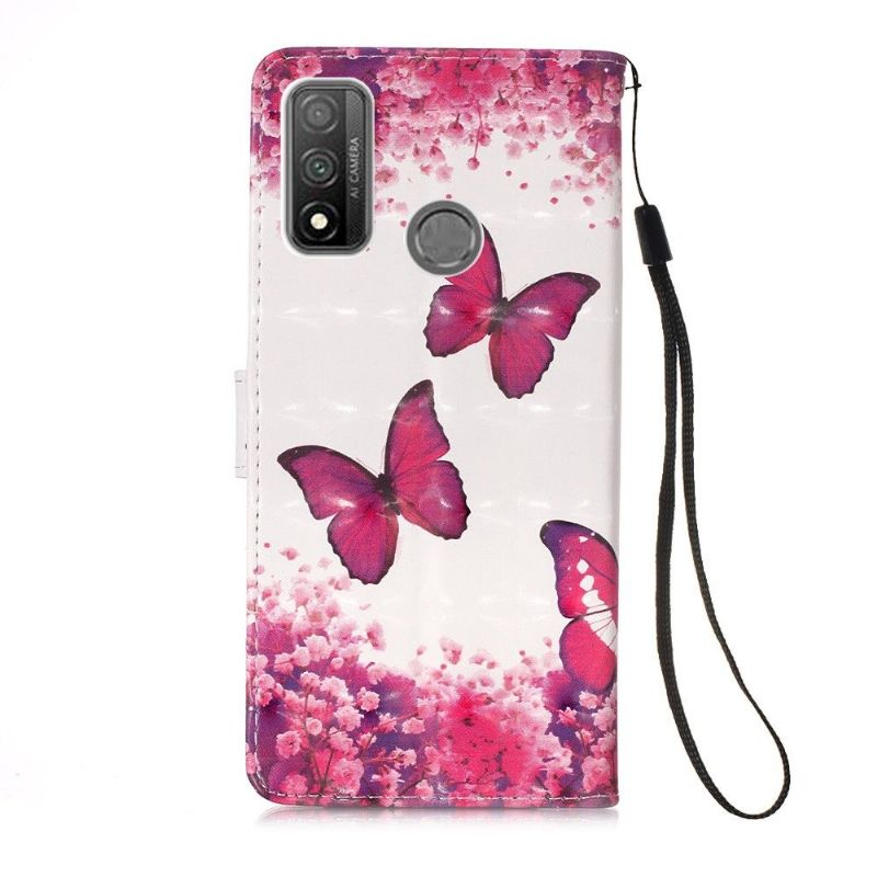 Flipové Pouzdro Na Huawei P Smart 2020 Romantické Motýly