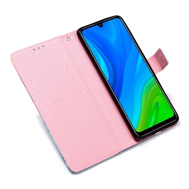 Flipové Pouzdro Na Huawei P Smart 2020 Romantické Motýly