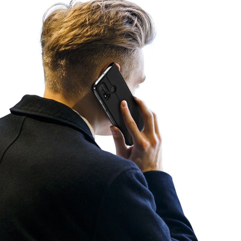 Flipové Pouzdro Na Huawei P Smart 2020 Saténový Povlak