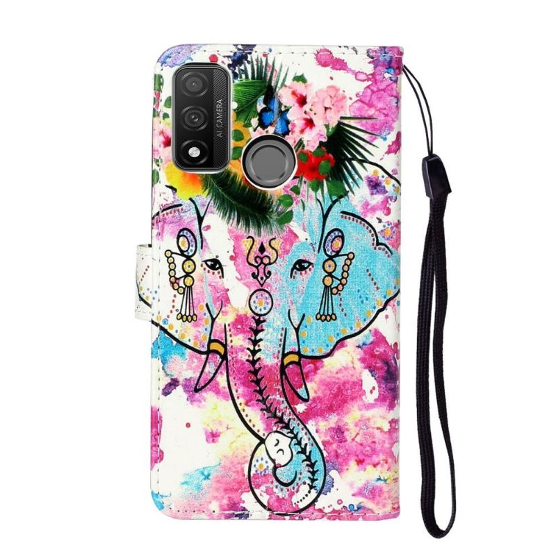 Flipové Pouzdro Na Huawei P Smart 2020 Tropický Slon