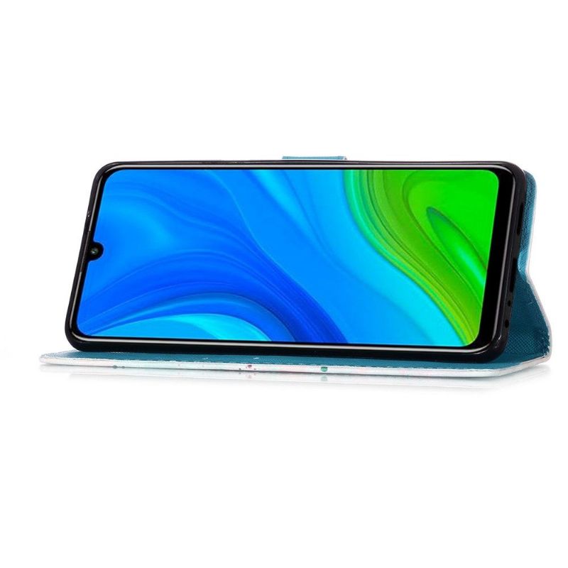 Kožené Pouzdro Na Huawei P Smart 2020 Vzor Calavera