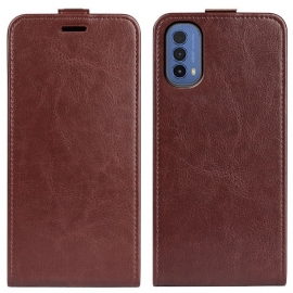 Flipové Pouzdro Na Moto E40 / E30 / E20 Kožené Pouzdro Skládací Retro