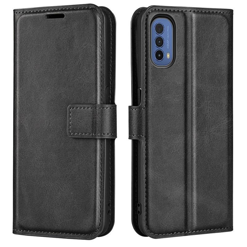 Flipové Pouzdro Na Moto E40 / E30 / E20 Slim Extreme Leather Effect