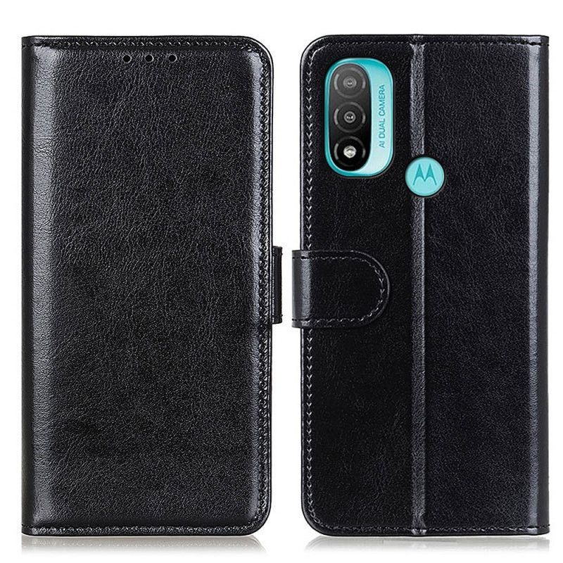 Kožené Pouzdro Na Moto E40 / E30 / E20 Frozen Finesse