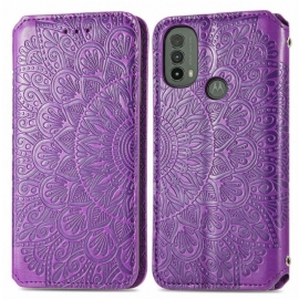 Kryty Na Mobil Na Moto E40 / E30 / E20 Flipové Pouzdro Mandala