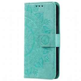 Kožený Kryt Na Xiaomi 14t Mandala Sun