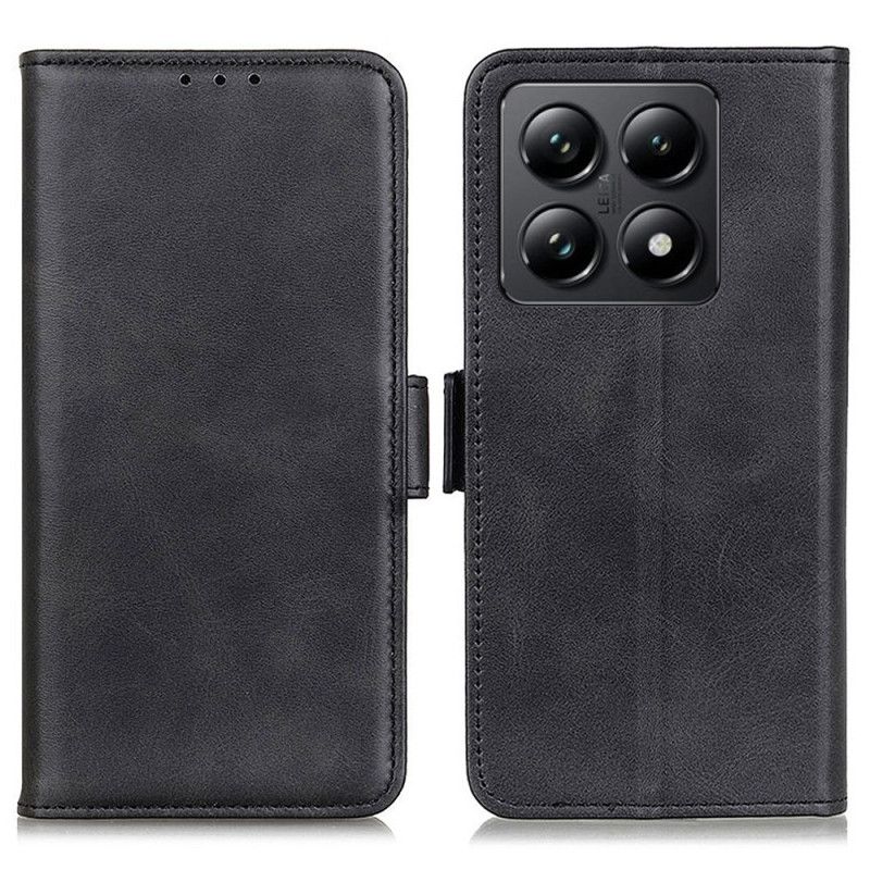 Kožený Kryt Xiaomi 14t Matná Umělá Kůže