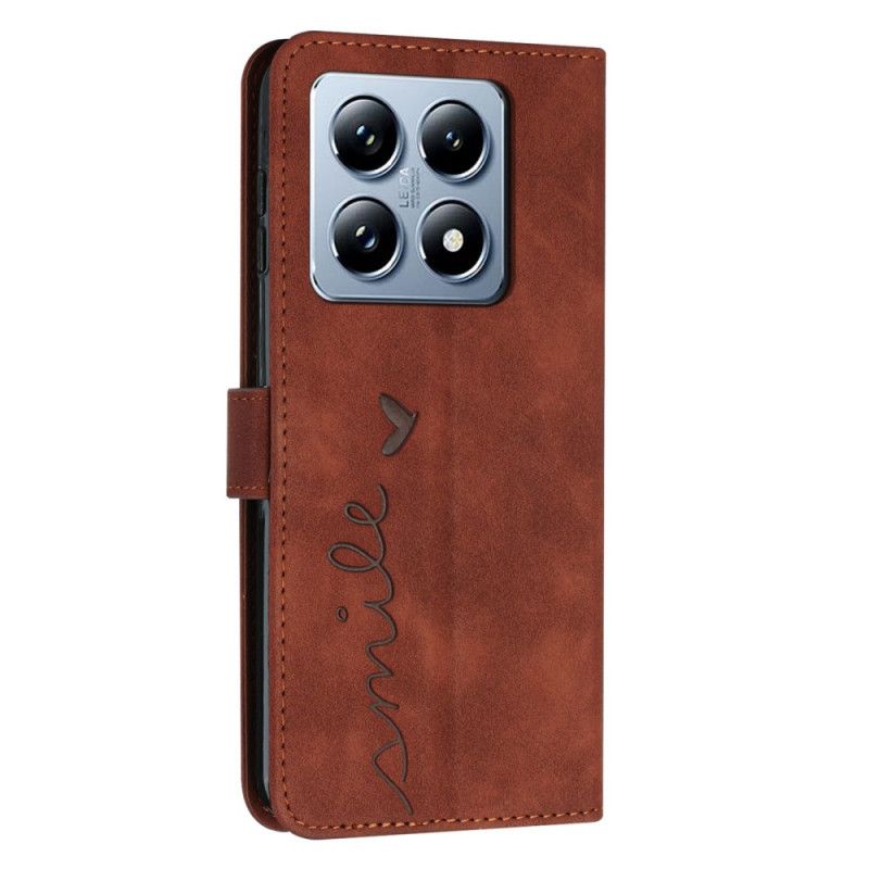 Kožený Kryt Xiaomi 14t Úsměv