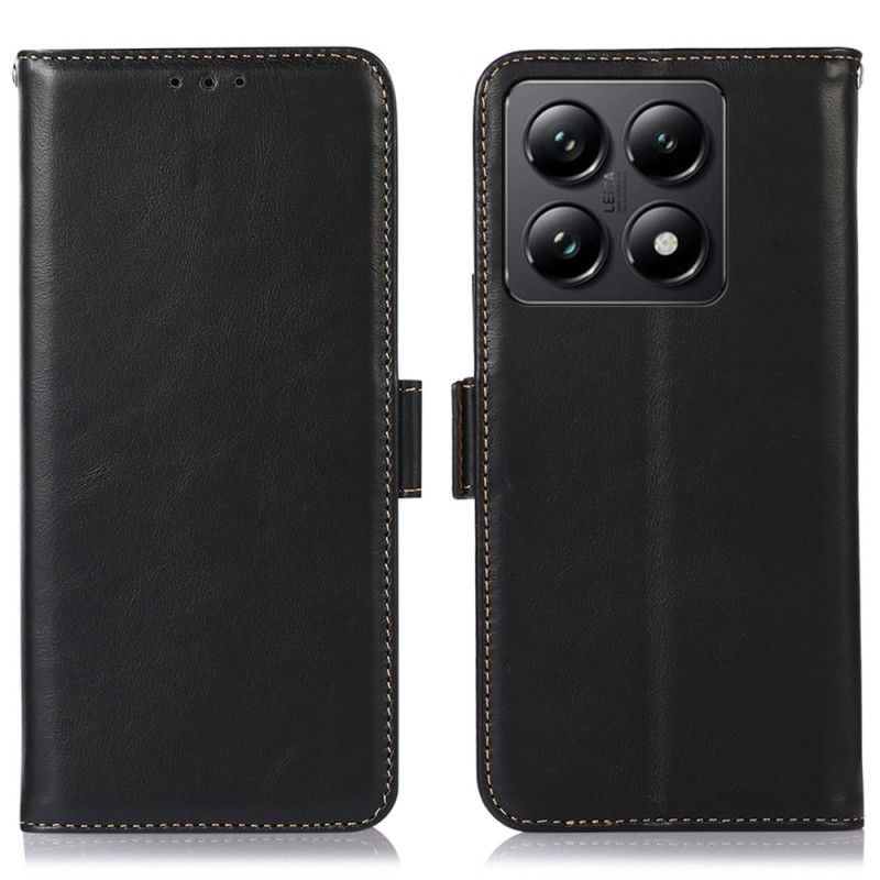 Peněženková Pouzdra Xiaomi 14t Kůže S Rfid Ochranou