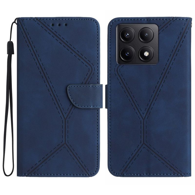 Peněženková Pouzdra Xiaomi 14t Čára A Kreslená