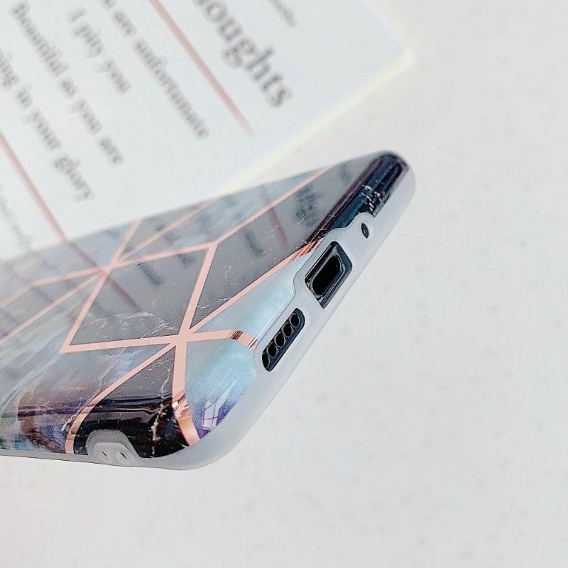 Kryt Na Huawei P30 Pro Geometrický Styl Mramoru