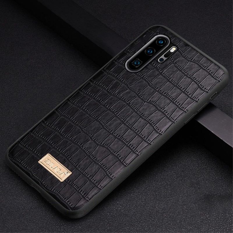 Kryt Na Huawei P30 Pro Kožený Efekt Sulada Croc