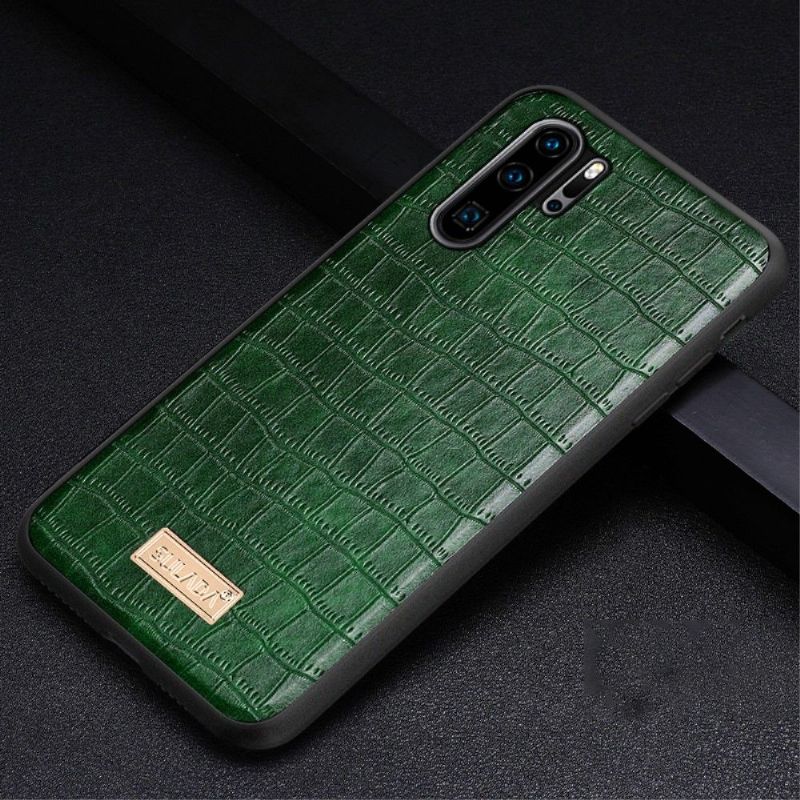 Kryt Na Huawei P30 Pro Kožený Efekt Sulada Croc