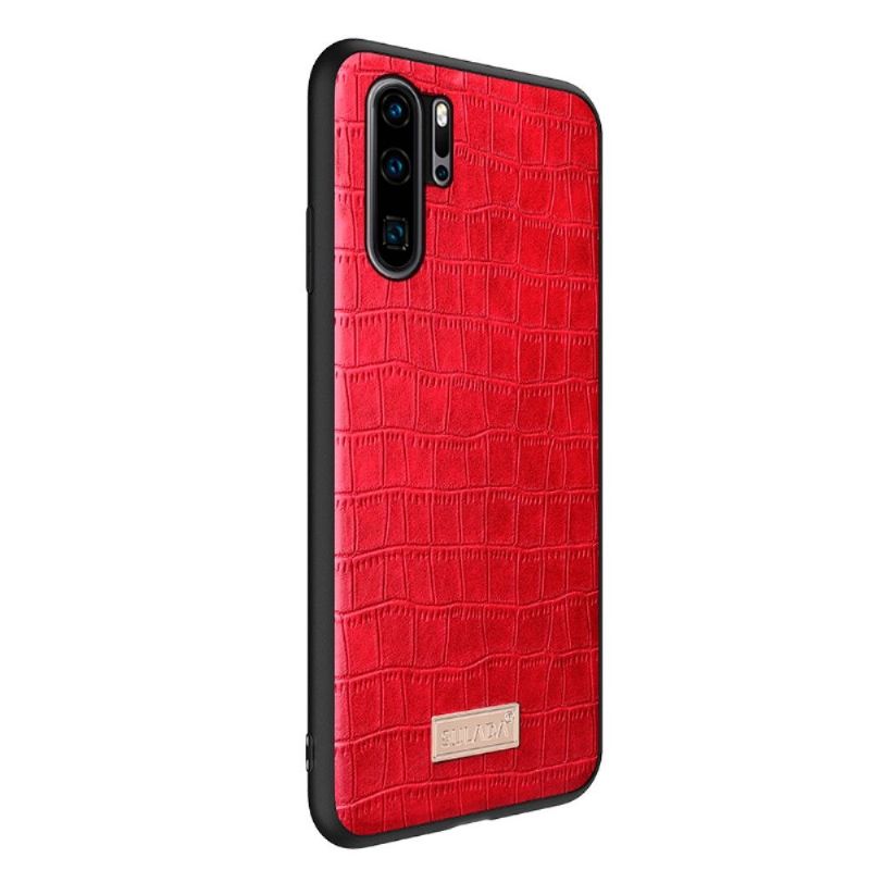 Kryt Na Huawei P30 Pro Kožený Efekt Sulada Croc
