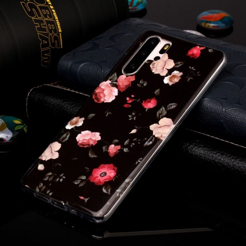 Kryt Na Huawei P30 Pro Svítící Květiny
