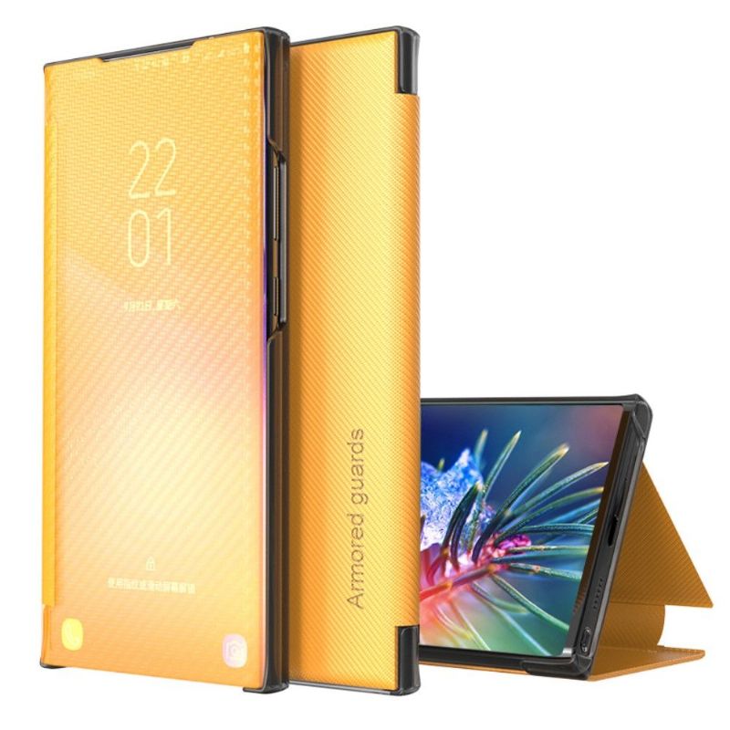 Kryty Na Mobil Na Huawei P30 Pro Flipové Pouzdro Uhlíkové Vlákno