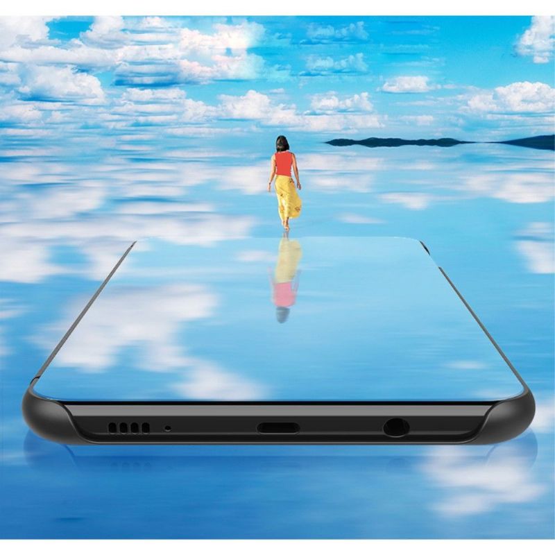 Kryty Na Mobil Na Huawei P30 Pro Flipové Pouzdro Zrcadlový Efekt