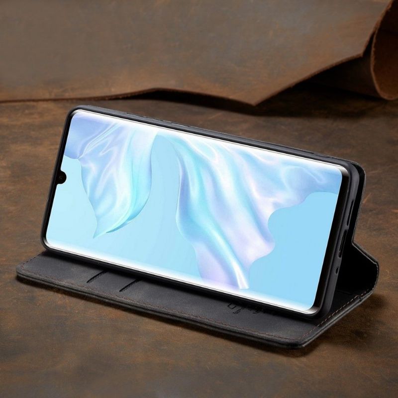 Pouzdra Na Huawei P30 Pro Prémiová Imitace Kůže