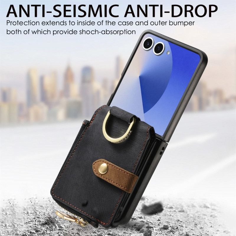 Kryt Na Samsung Galaxy Z Flip 7 Kapsa Na Zip A Držák Na Karty