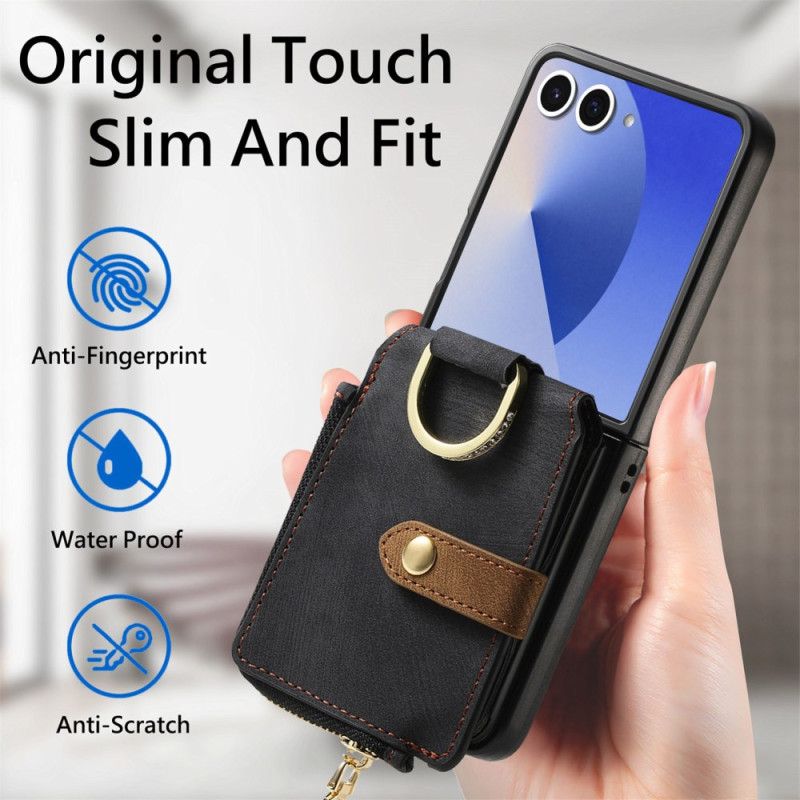 Kryt Na Samsung Galaxy Z Flip 7 Kapsa Na Zip A Držák Na Karty