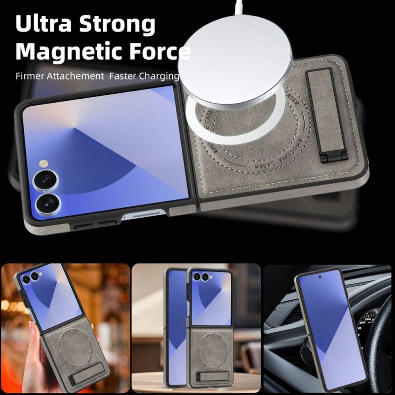 Kryt Na Samsung Galaxy Z Flip 7 Kompatibilní S Magsafe Se Stojánkem
