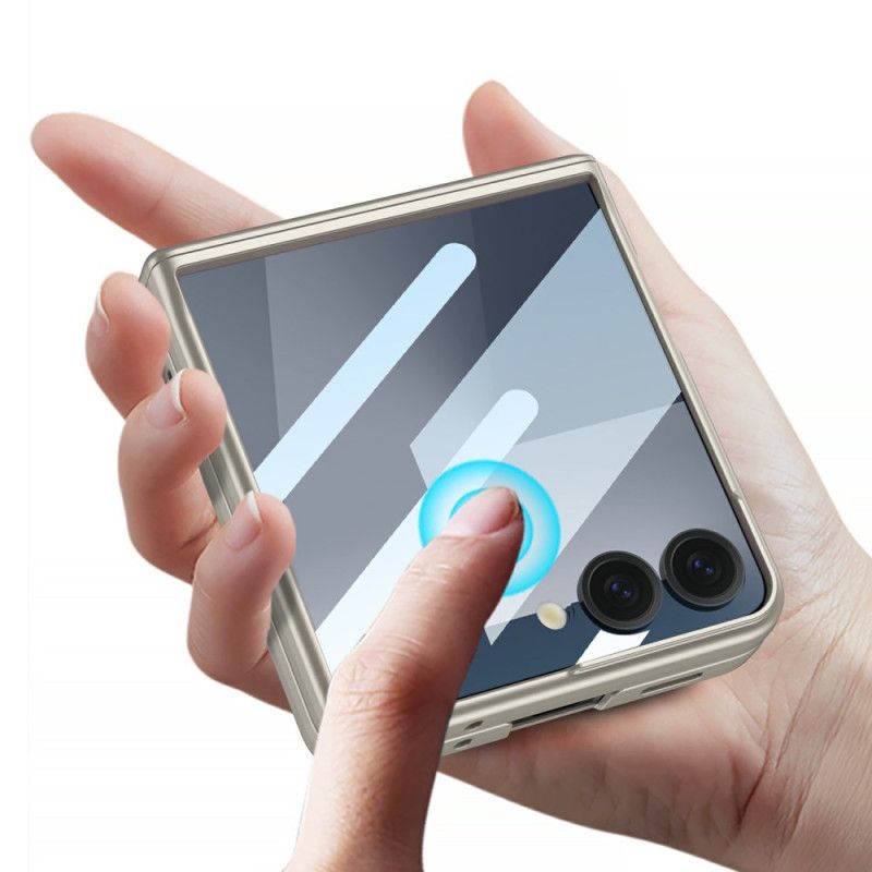 Kryt Na Samsung Galaxy Z Flip 7 Magnetický Chránič Pantů A Ochranná Fólie