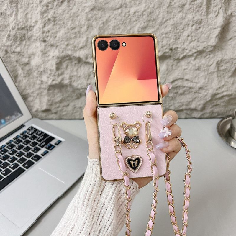 Kryt Na Samsung Galaxy Z Flip 7 Přívěsek A Řemínek